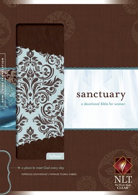 NLT Sanctuary Devotional for Women, Brown (Imitation Leather)