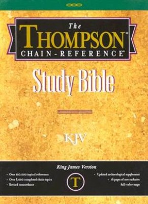 KJV TCR Study Bible RL Im/Le/Gy