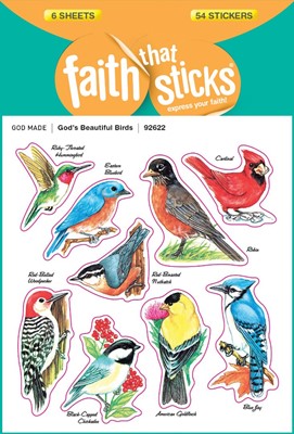 God's Beautiful Birds - Faith That Sticks Stickers (Stickers)