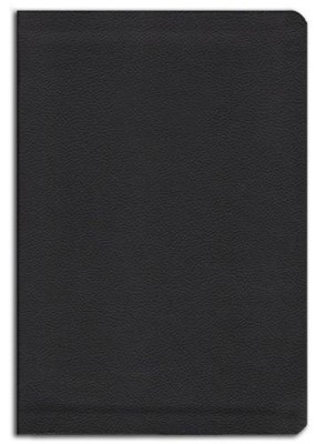 KJV Giant Print Black Leather-Soft Red-Letter Bible (Imitation Leather)