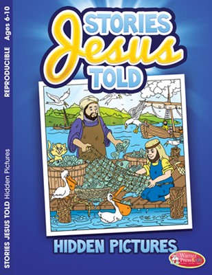 Stories Jesus Told Hidden Pictures Activity Book (Paperback)