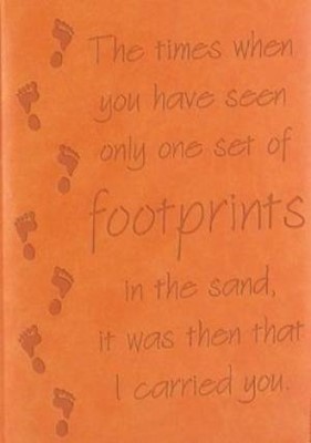 Journal: Footprints Orange