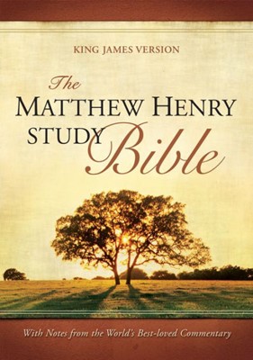KJV Matthew Henry Study Bible, Black (Imitation Leather)
