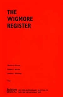 Wigmore Register (Paperback)