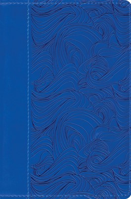 ESV Compact Bible (Trutone, Deep Blue, Waves Design) (Imitation Leather)