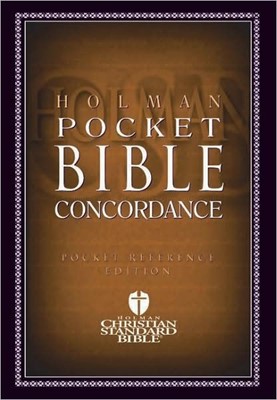 HCSB Pocket Bible Concordance (Paperback)