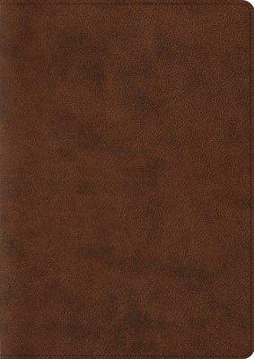 ESV Study Bible, Large Print, Trutone, Brown (Imitation Leather)