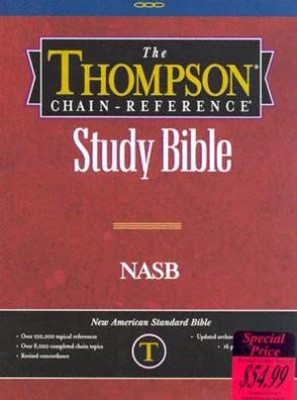 NASB Thompson Chain-Reference Bible, Burgundy (Bonded Leather)