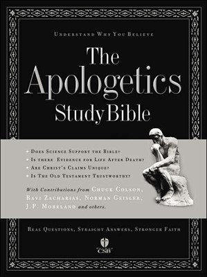 The Apologetics Study Bible, Hardcover, Indexed (Hard Cover)