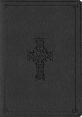 ESV Large Print Bible, Trutone, Charcoal (Imitation Leather)