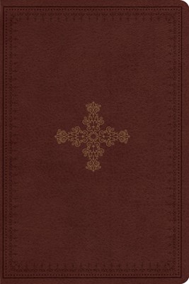 ESV Study Bible, Personal Size Trutone, Deep Brown (Imitation Leather)