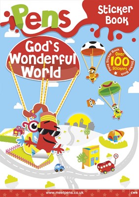 Pens Sticker Book: God's Wonderful World (Paperback)