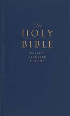 ESV Pew Bible (Blue) (Hard Cover)