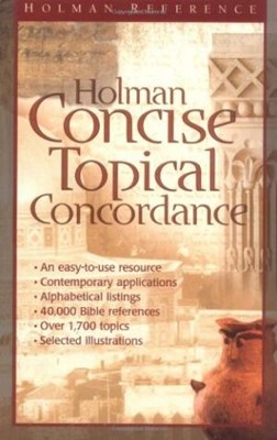 Holman Concise Topical Concordance (Hard Cover)