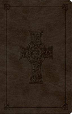 ESV Ultrathin Bible, Trutone, Olive, Celtic Cross Design (Imitation Leather)