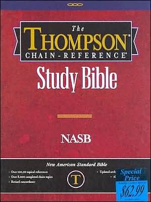 NASB Thompson Chain-Reference Bible, Burgundy (Bonded Leather)