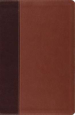 ESV Verse-By-Verse Reference Bible Trutone, Brown/Saddle (Imitation Leather)