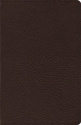 ESV Heirloom Thinline Bible, Goatskin, Brown (Genuine Leather)