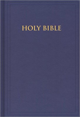 Kjv Pew Bible, Blue Hardcover (Hard Cover)