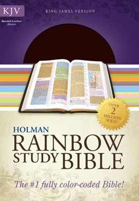 KJV Rainbow Study Bible, Brown Bonded Leather (Bonded Leather)