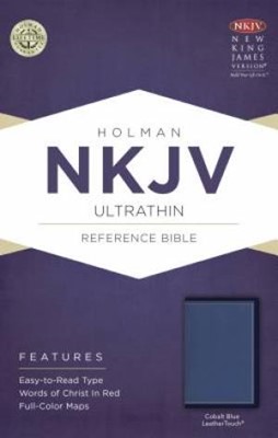 NKJV Ultrathin Reference Bible, Cobalt Blue Leathertouch (Imitation Leather)