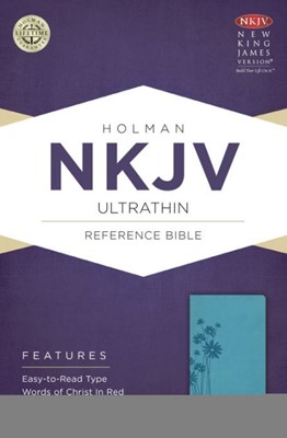 NKJV Ultrathin Reference Bible, Teal Leathertouch (Imitation Leather)