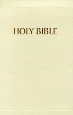 Kjv Pew Bible (White Gold) (Hard Cover)