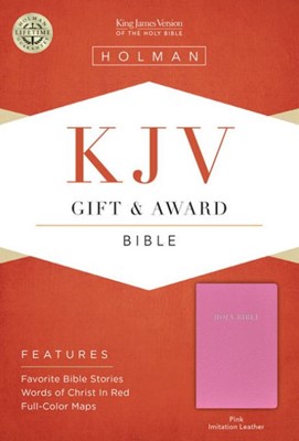 KJV Gift & Award Bible, Pink Imitation Leather (Imitation Leather)