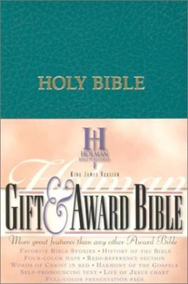 KJV Gift & Award Bible, Teal Imitation Leather (Imitation Leather)
