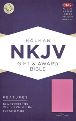NKJV Gift & Award Bible, Pink Imitation Leather (Imitation Leather)