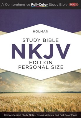 NKJV Holman Full-Color Study BibleEdition Personal Size (Paperback)