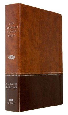 NKJV Jeremiah Study Bible,  Dark & Medium Brown Leatherl, Th (Leather Binding)