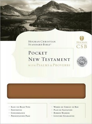 HCSB Pocket New Testament With Psalms And Proverbs (Bonded Leather)