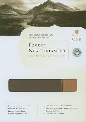 HCSB Pocket New Testament With Psalms And Proverbs (Imitation Leather)