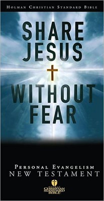 HCSB Share Jesus Without Fear New Testament, Black Bonded Le (Imitation Leather)