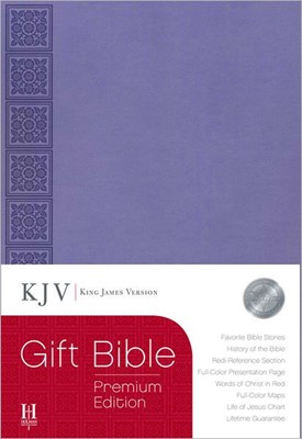 KJV Gift Bible, Purple Leathertouch Premium Edition (Imitation Leather)