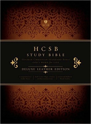 HCSB Study Bible, Black Deluxe Leather (Leather Binding)