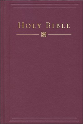 HCSB Pew Bible, Maroon Printed Hardcover (Hard Cover)