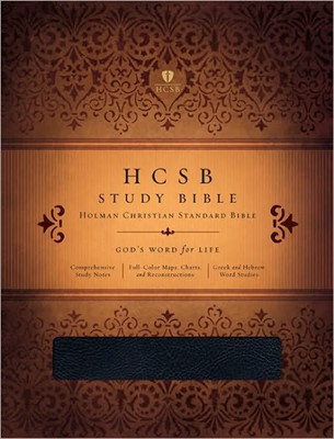HCSB Study Bible, Black Genuine Leather (Leather Binding)