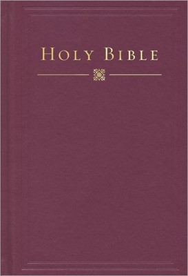 HCSB Pew Bible, Maroon Hardcover (Hard Cover)