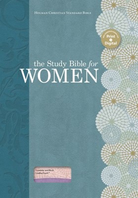 Study Bible For Women, Lavender/Blush Leathertouch Indexed (Imitation Leather)