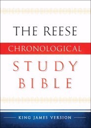 KJV Reese Chronological Study Bible (Hard Cover)