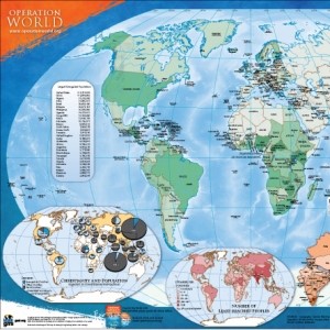 Operation World Map - Folded