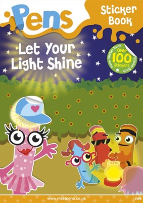 Pens Sticker Book: Let Your Light Shine (Paperback)