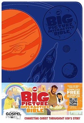 The Big Picture Interactive Bible For Kids Orange/Purple (Imitation Leather)