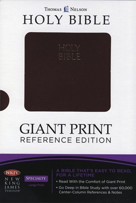 NKJV Giant Print Bible (Paperback)
