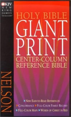 NKJV Gp Center-Column Reference Bible (Paperback)