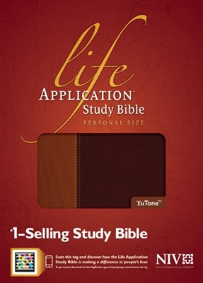 NIV Life Application Study Bible Personal Size Tutone (Flexiback)
