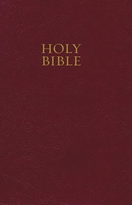 KJV Pew Bible Burgundy (Hard Cover)