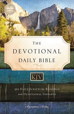 Devotional Daily Bible, Kjv (Hard Cover)
